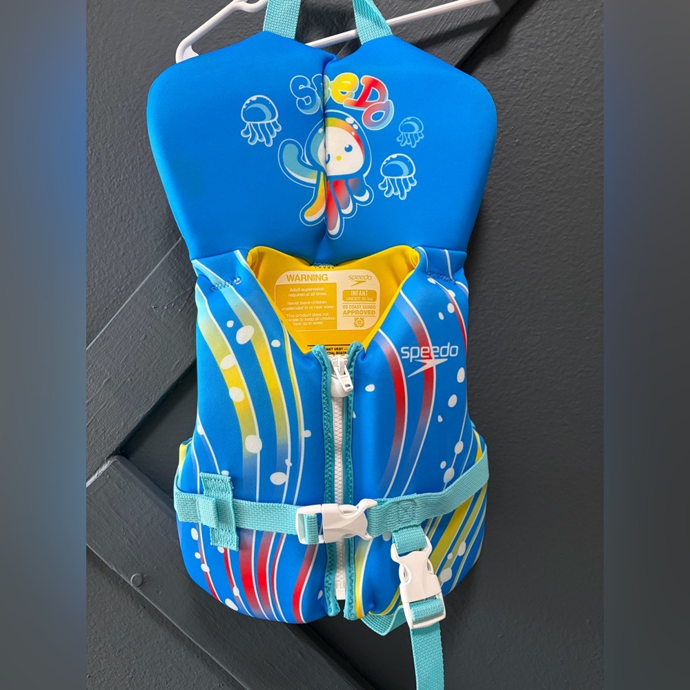 Speedo Kids Swim Vest - Blue and Yellow